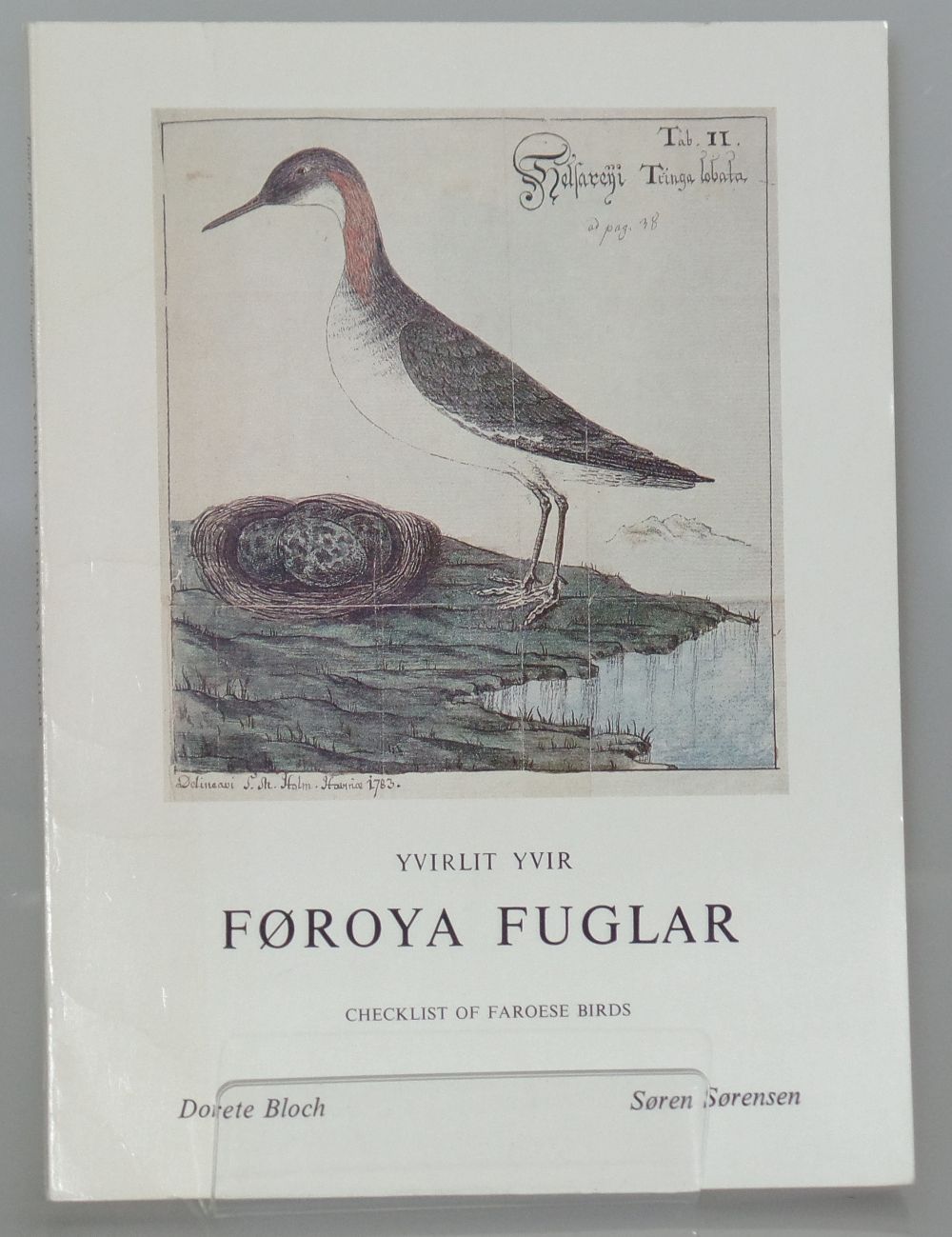 Image for Yvirlit Yvir Foroya Fuglar. Checklist of Faroese Birds.