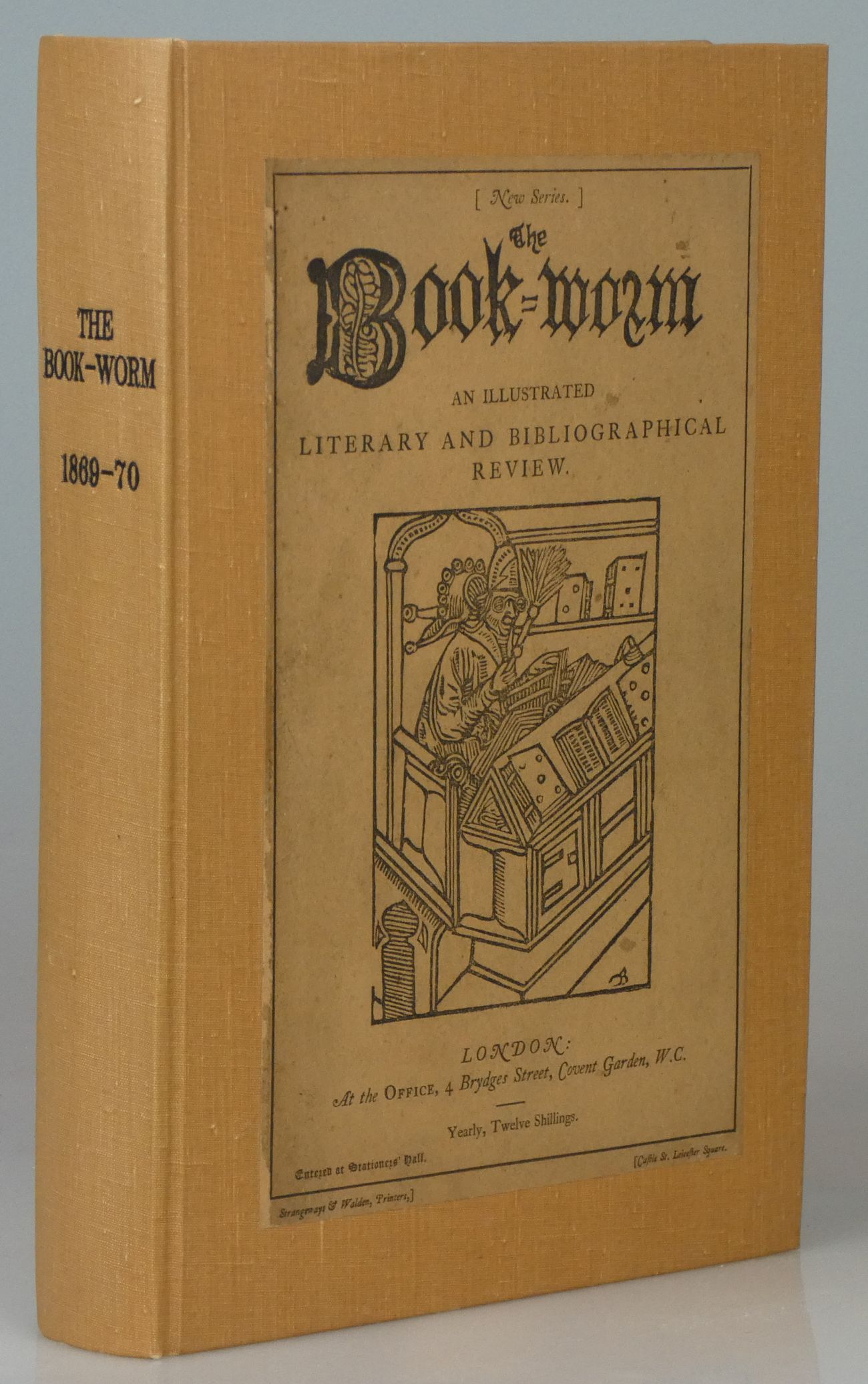 Image for The Bookworm. A Literary and Bibliographical Review. Volume 4 & 5. No. I to XXII, 1869-1890