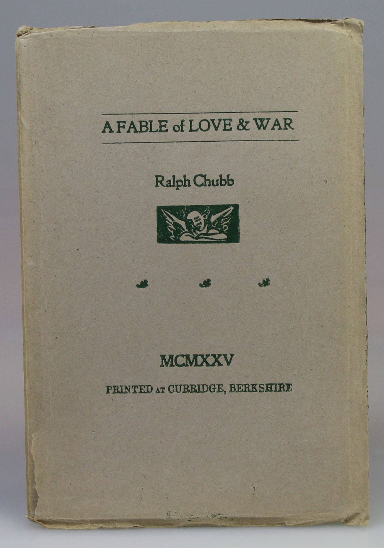 Image for A Fable of Love and War. A Romantic Poem