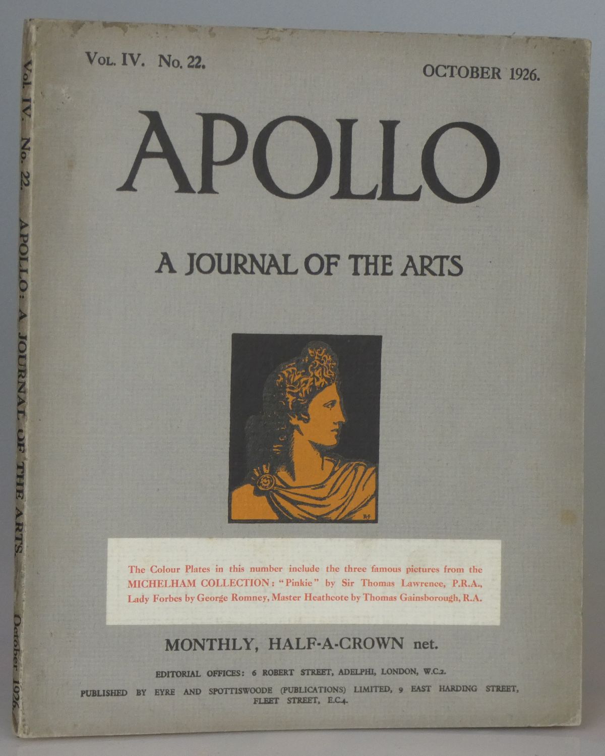 Image for Apollo: A Journal of the Arts: Vol. 4, No. 22, October 1926