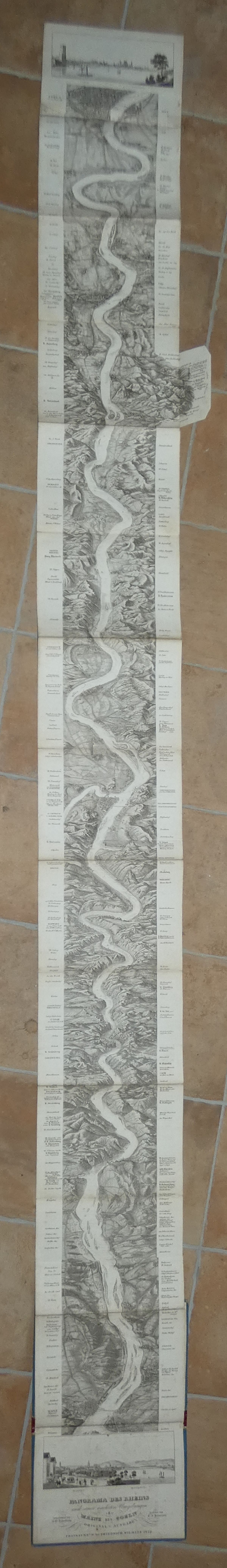 Image for Panorama des Rheins und seiner nchsten Umgebungen von Mainz bis Coeln. Nach der Natur aufgenommen und gezeichnet von F. W. Delkeskamp, gestochen von C. A.Helmsauer.