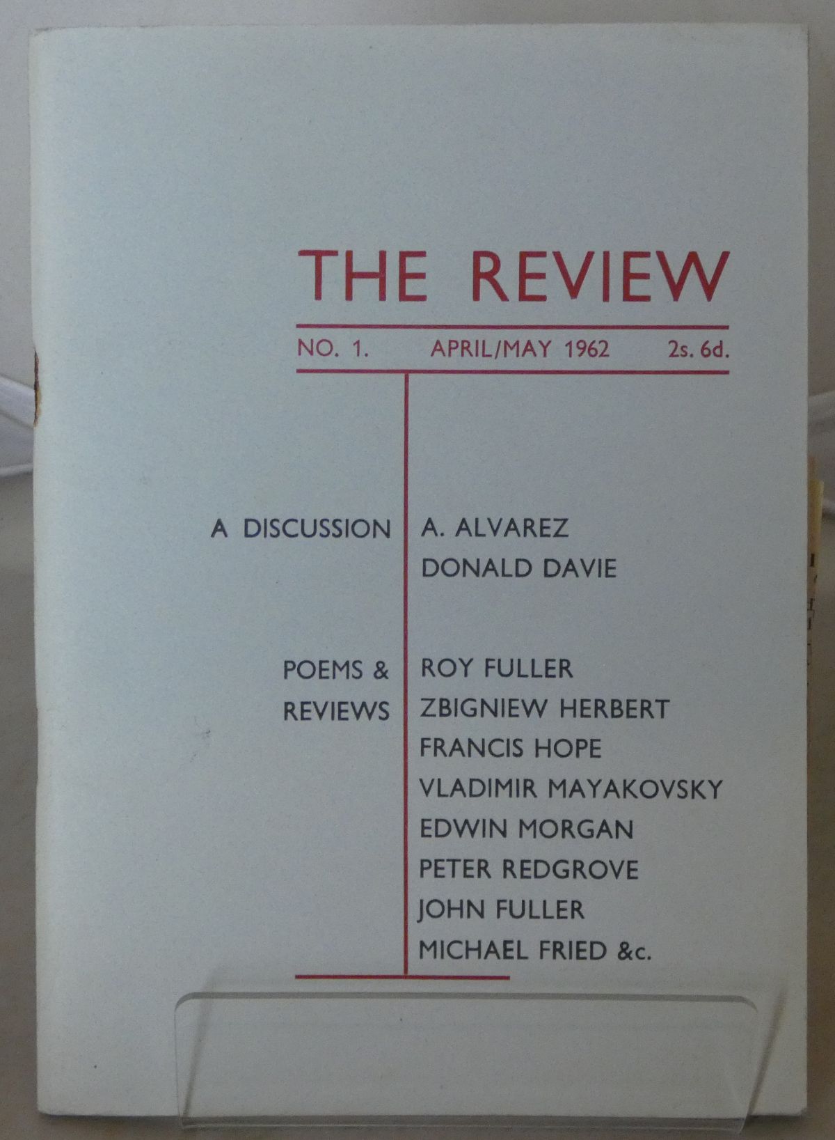Image for The Review: A Bi-Monthly Magazine of Poetry and Criticism: Number 1, April/May 1962